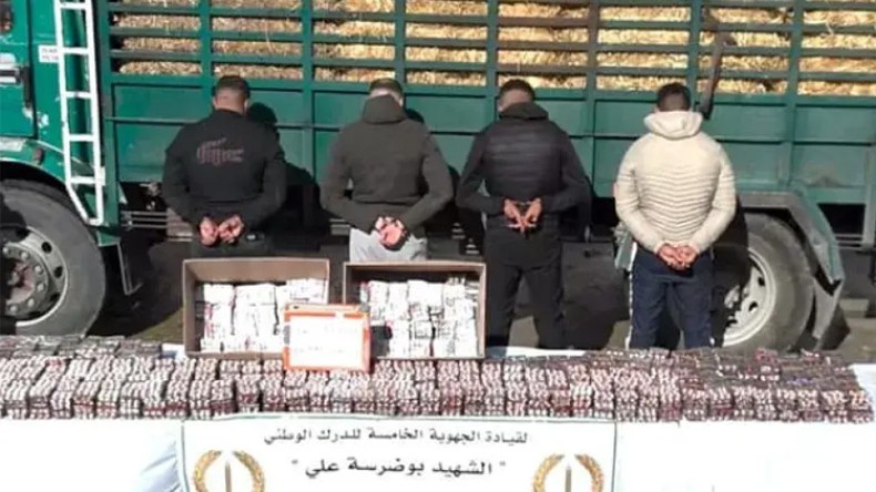 حجز 117 ألف قرص مهلوس مموّهة تحت التّبن بشاحنة!