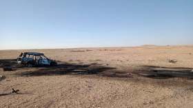 إن قزام: 3 وفيات في حادث انقلاب واحتراق سيارة