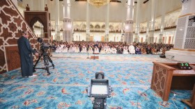 جامع الجزائر يحيي ليلة النصف من شعبان (فيديو)