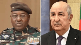 رئيس جمهورية النيجر عبد الرحمان تياني يقوم بزيارة أخوة وعمل إلى الجزائر