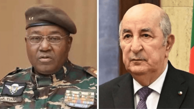 رئيس جمهورية النيجر عبد الرحمان تياني يقوم بزيارة أخوة وعمل إلى الجزائر