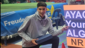 التجمع الدولي داخل القاعة بألمانيا.. عياشي يفوز بالمركز الأول ويحقق رقما وطنيا جديدا