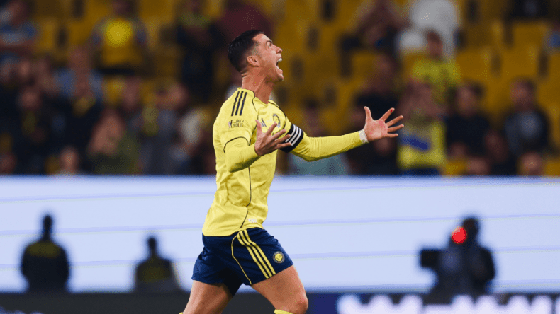 رونالدو يعزّز رصيده التهديفي بثنائية جديدة (فيديو)