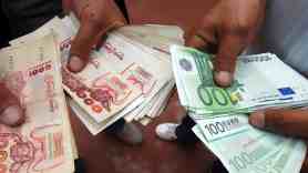 L’Euro poursuit sa flambée sur le marché Algérien