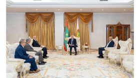 الرئيس الموريتاني يستقبل وفدا من الجمهورية العربية الصحراوية