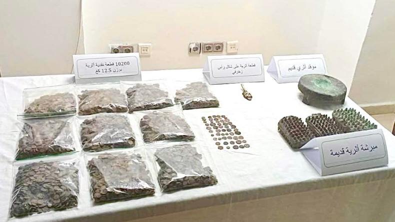 اكتشاف وحجز كنز نقدي يعود للفترة الرومانية