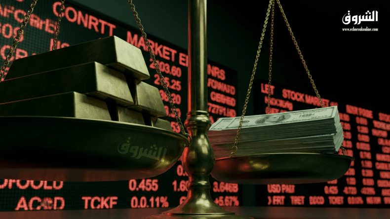 الذهب يتراجع بفعل صعود الدولار وتراجع التوترات الجيوسياسية
