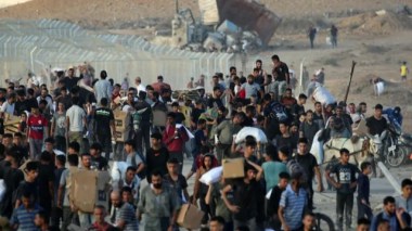 تراجع دخول المساعدات إلى غزة بنسبة 80 بالمئة منذ بدء الحرب على إيران