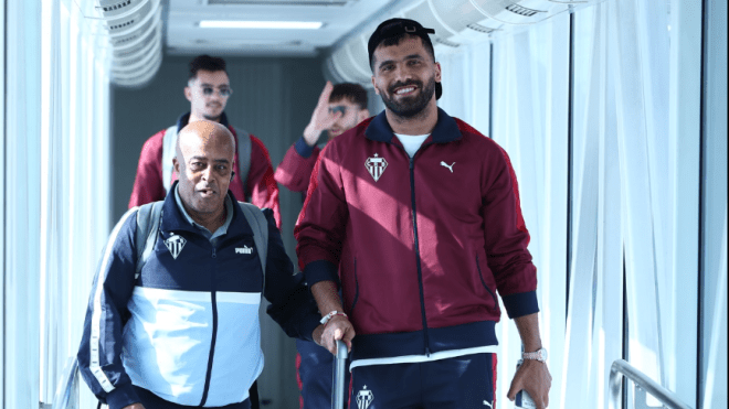 بالصور.. بعثة شباب بلوزداد تشد الرحال إلى القاهرة