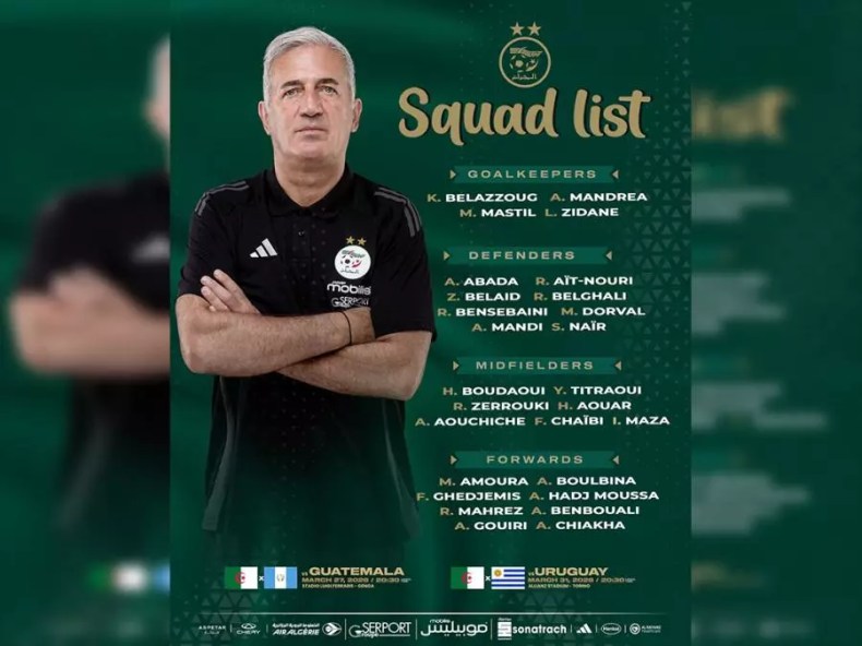 Petkovic dévoile une liste de 27 joueurs, six nouveaux éléments sélectionnés