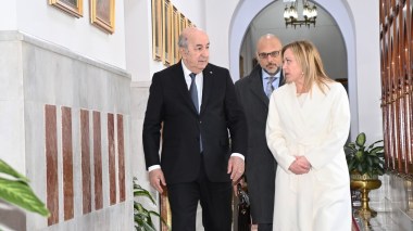 الرئيس تبون يُجري محادثات ثنائية مع جورجيا ميلوني