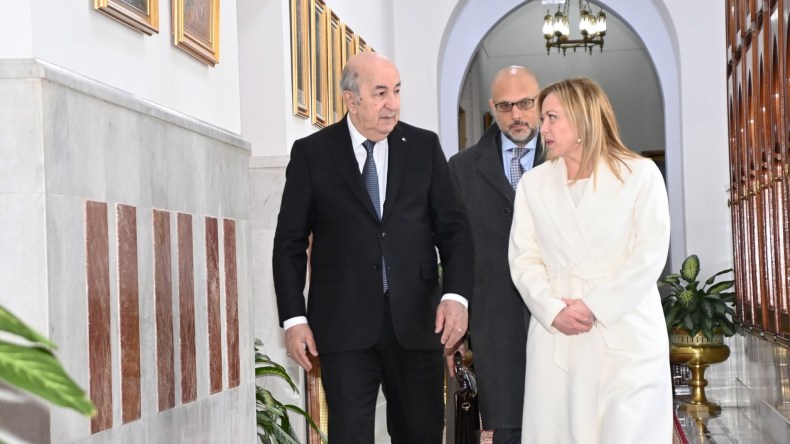 الرئيس تبون يُجري محادثات ثنائية مع جورجيا ميلوني