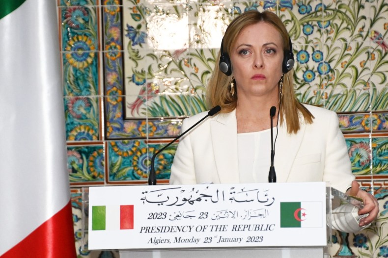 La présidente du Conseil des ministres italien entame une visite en Algérie
