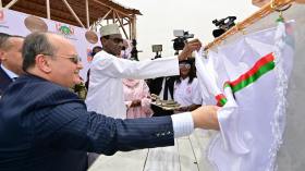 الوزير الأول يضع حجر الأساس لمحطة توليد الكهرباء بالنيجر