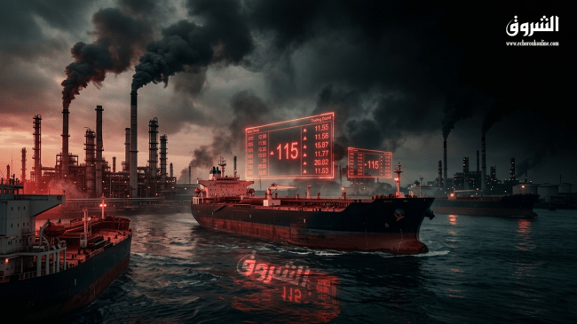 أسعار النفط تقفز 6% مع تصاعد التوترات في الشرق الأوسط وخام برنت يتجاوز 115 دولارًا