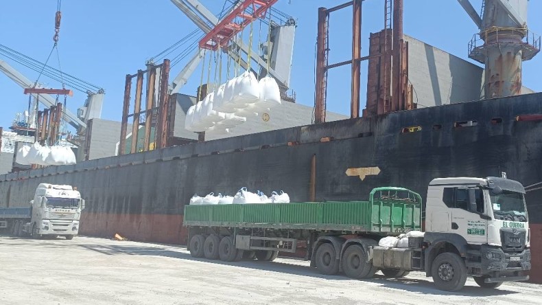 من ميناء عنابة.. تصدير 20 ألف طن من الإسمنت الأبيض إلى غواتيمالا