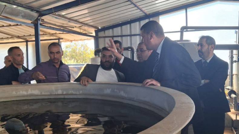 وفد من وزارة الفلاحة يتفقد جاهزية مشاريع تربية المائيات بسيدي بلعباس