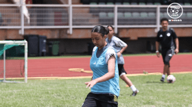 المنتخب الجزائري لأقل من 17 سنة إناث يجري أول حصة تدريبية بياوندي