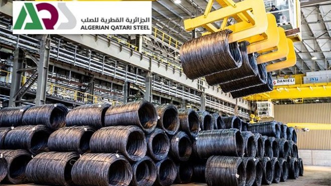 الشركة الجزائرية القطرية للصلب: تصدير 185 ألف طن من منتجات الحديد منذ مطلع 2026