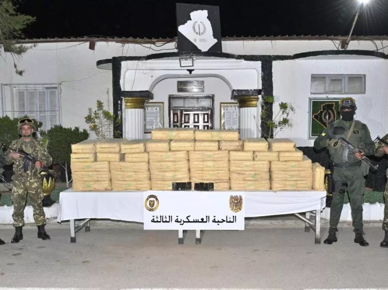 Béchar: Saisie d’une cargaison de plus de 11 quintaux de drogue en provenance du Maroc