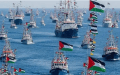 بالفيديو.. أسطول الصمود المتجه إلى غزة يتعرّض لهجوم الصهاينة