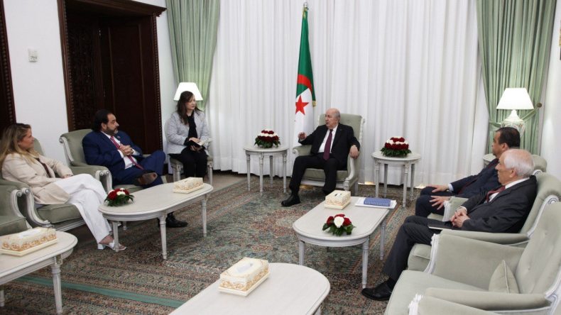 هذا ما بحثه الرئيس تبون مع أمين منظمة أمريكا اللاتينية ومنطقة الكاريبي للطاقة