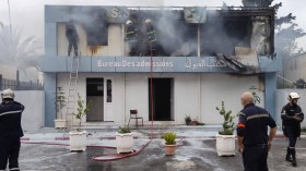 حريق بمستشفى بشير منتوري بالقبة.. وزير الصحة يتفقد