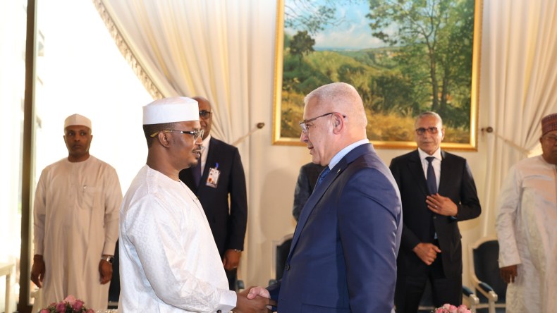 الرئيس التشادي يستقبل الوزير الأول ورؤساء غرفتي البرلمان