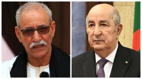 الرئيس تبون يتلقى تعازي الرئيس الصحراوي إبراهيم غالي