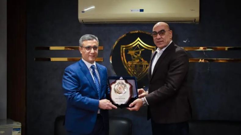 نادي الزمالك يستقبل سفير الجزائر بمصر