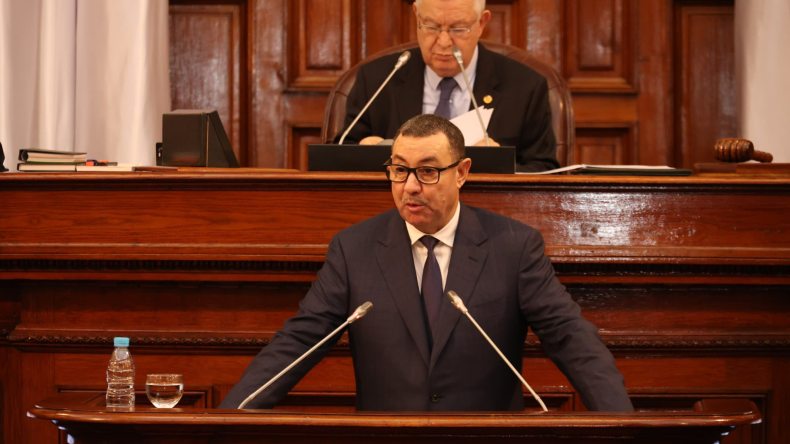 سعيود يعرض القانون المحدد للدوائر الانتخابية أمام مجلس الأمة