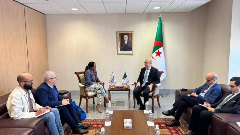 هذا ما بحثه شايب مع رئيسة بعثة المنظمة الدولية للهجرة بالجزائر