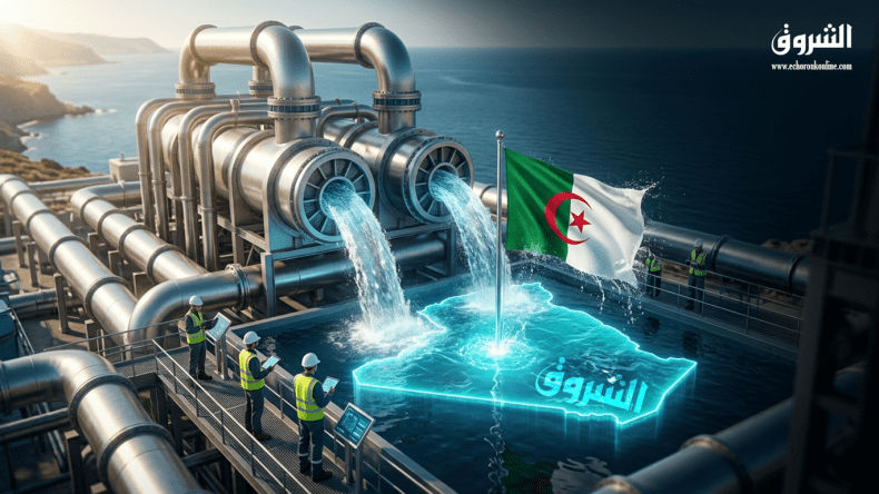 حجم إنتاج الجزائر اليومي من المياه الصالحة للشرب.. مسؤول يكشف