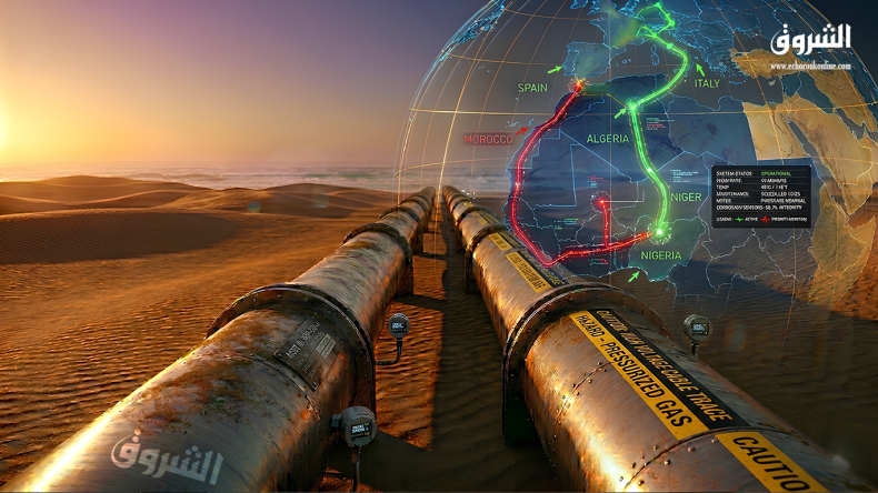 “أنبوب الغاز الجزائري العابر للصحراء أكثر جدوى والمشروع المغربي مُعقد”.. مسؤول دولي يؤكد