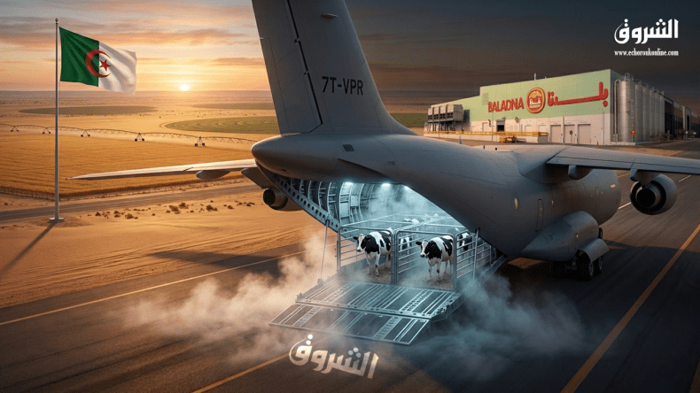 في أكبر عملية نقل جوي للحيوانات عالمياً.. الجزائر ستستقبل 30 ألف بقرة لمشروع “بلدنا”