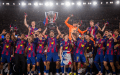 ميسي يتفاعل مع فوز برشلونة بلقب الدوري الإسباني