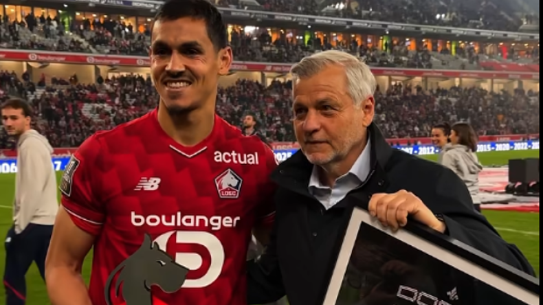 ماندي أفضل لاعب في “ليل” خلال الموسم 2025 – 2026 (فيديو)