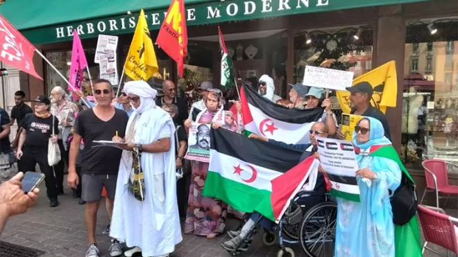 تظاهرة تضامنية بفرنسا تنديدا بنهب ثروات الشعب الصحراوي