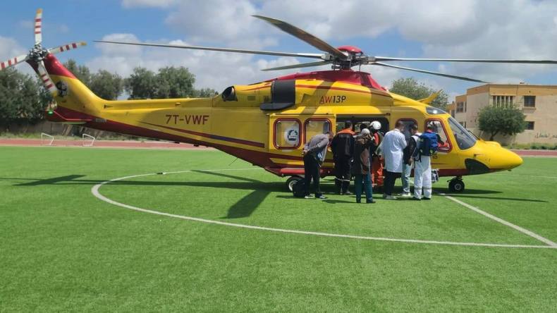 إجلاء جوي لمصاب من باتنة نحو مستشفى زرالدة