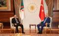 الرئيس تبون يجري محادثات مع نظيره التركي أردوغان