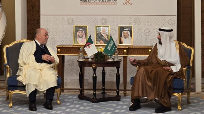 بلمهدي يلتقي وزير الحج والعمرة السعودي