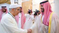 رئيس المجلس الإسلامي الأعلى يشارك في الاستقبال السنوي لولي العهد السعودي 