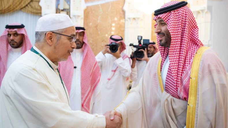 رئيس المجلس الإسلامي الأعلى يشارك في الاستقبال السنوي لولي العهد السعودي 