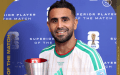 محرز يتوّج بجائزة أفضل لاعب في مباراة الجزائر والنمسا