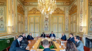 Saïd Sayoud reçu par le président français, Emmanuel Macron