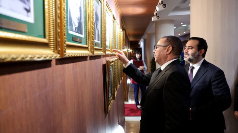 سعيود يستقبل الشيباني بقصر الحكومة  