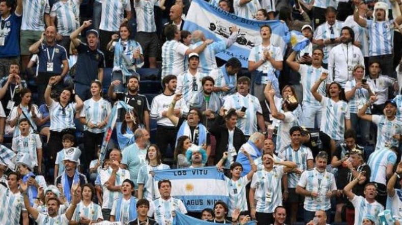 Why will 13,000 Argentine fans be prevented from attending the Algeria match?