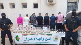 وهران: الإطاحة بشبكة إجرامية وحجز 48 كلغ من الكيف المعالج
