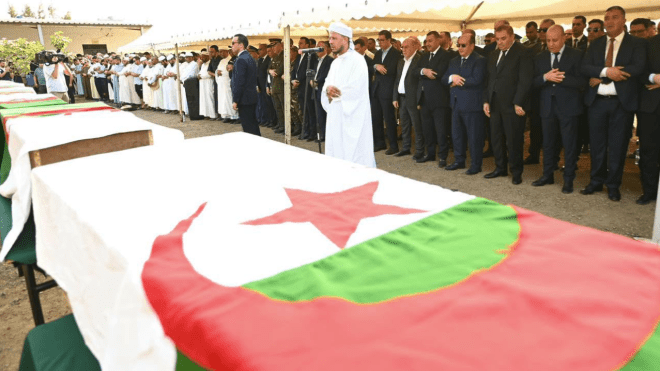 تشييع جثامين ضحايا حريق مؤسسة الطفولة المسعفة بالمحمدية (فيديو)