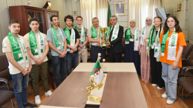 وزير التربية يستقبل الفريق الوطني المتوّج بالمرتبة الأولى في الأولمبياد الإفريقي للرياضيات